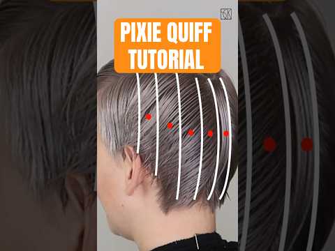 PIXIE | QUIFF | Tutorial Preview | by SCK #haircut #SCKEducation #pixietutorial pixie