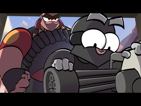 Recruit Touched Heavy Gun in Team Fortress 2 (Animation)