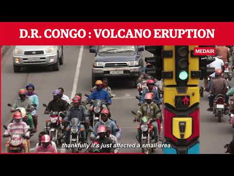 DR CONGO - Volcano Eruption (Nyiragongo)