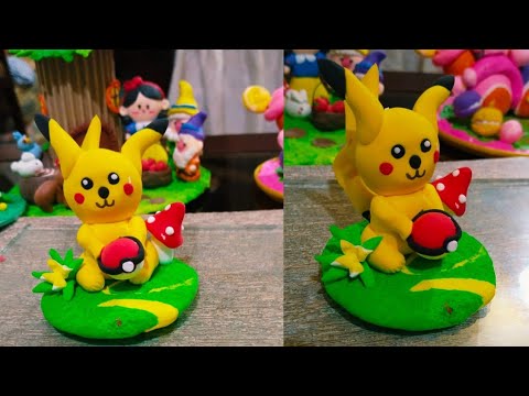 DIY Clay Pikachu | Easy Pokémon Craft Tutorial for Beginners