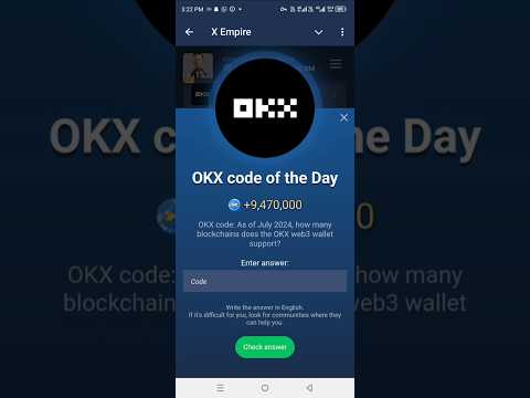 OKX code of the day X Empire |X Empire Today Tasks | How to create AI Avatar in X Empire |16 October