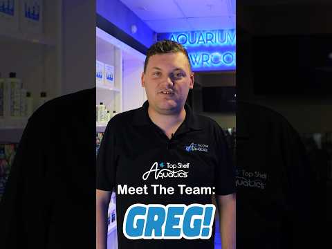 The Team Behind Top Shelf: Meet Greg! #behindthescenes #aquarium #fish