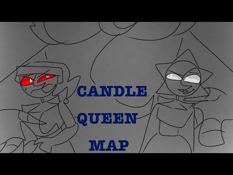 CANDLE QUEEN MAP/ @SunMoonShow Evil Lunar au/ read disc for rules!