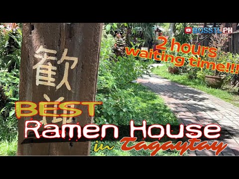 BEST RAMEN HOUSE IN TAGAYTAY | Surugin Ramen | Japanese themed garden restaurant in Alfonso Cavite