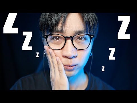 ASMR Touching Your Face Until You Fall Asleep｜Face Tracing, Scalp Massage