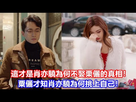 【ENG SUB】《你比星光美麗》這才是肖亦驍為何不娶栗儷的真相！粟儷才知肖亦驍為何挑上自己！