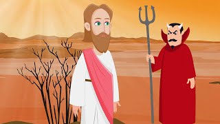 Jesus Tempted || Temptation of Jesus - Bible Story