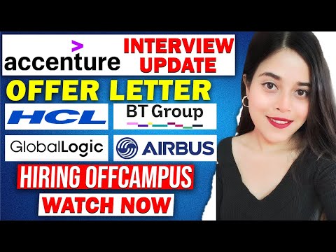 🔥ACCENTURE OFFER LETTER MAIL | ARE YOU SELECTED? | AIRBUS, COGNIZANT, BT HIRING | OFF CAMPUS 🔥