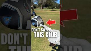 NEVER SWEEP your FAIRWAY WOODS…New technique! #golf #golfswing #golftips #golfcoach #golftip #tip