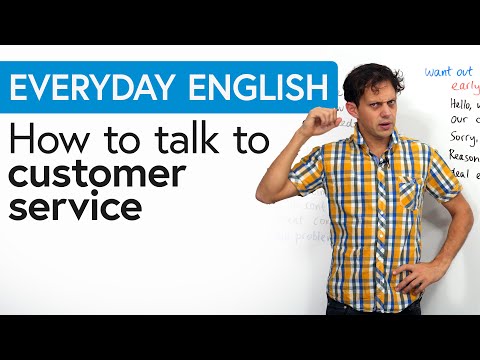 English for Daily Life: Talking to Customer Service