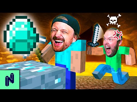 DIAMOND RACE: First to Find a Diamond is the MINECRAFT GOD!