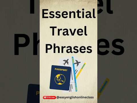 Essential Travel Phrases 🌍✈️| Daily Use Questions for Smooth Journeys #shorts #travel #english