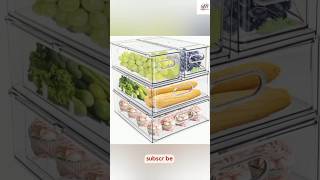 Refrigerator Organizer Bins ||Organizer for Fridge  || Cool gadgets||smart gadgets #newgadgets