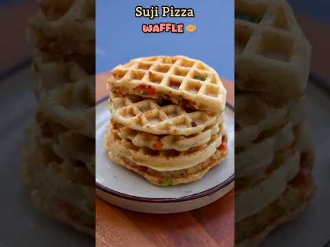 Suji Pizza Waffle 🧇 #shorts #waffle #sujiwaffle #viral #asmr