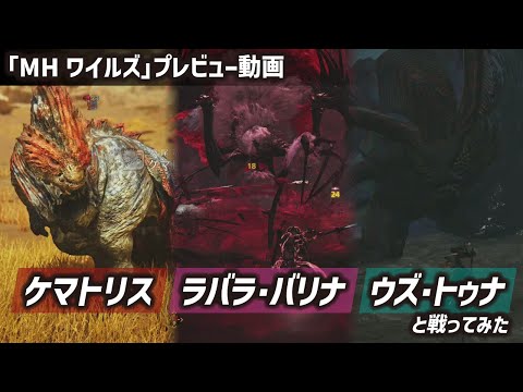 【モンスターハンターワイルズ】先行プレイ第2弾　新モンスター3体と戦ってみた