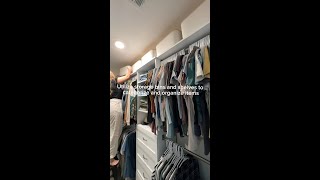 Small Closet Organization Tips!