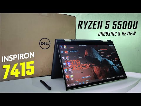 DELL INSPIRON 7415 2-in-1 | RYZEN 5 5500U | UNBOXING AND REVIEW | Dell 7415 Ryzen 5