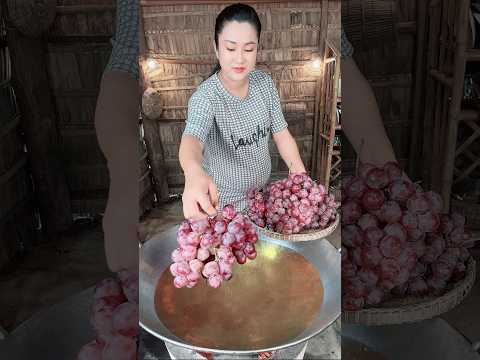 Yummy grape 🍇 fruit cooking by Mommy chef 👩‍🍳