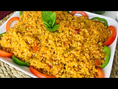 How to make Bulgur with tomato/Turkish Bulgur with tomato/burghul with tomato/برغل بالبندورة