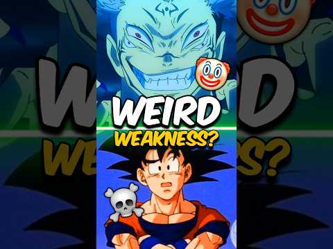 5 Anime Characters Who Has WEIRD Weakness 😳? || #shorts #anime