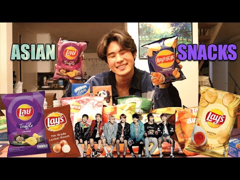 trying asian snacks (this is not a mukbang) (maybe) (it might be a mukbang)