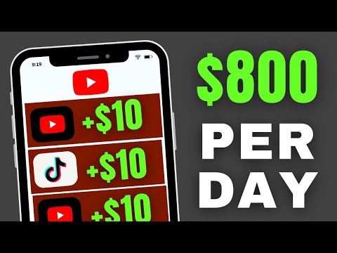 How To Make Money Online From Watching YouTube And Tik Tok Video: $800 a Day