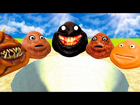 SECRET 😱 BIG PIT CREEPY POU KILLER BOU FROM BOU'S REVENGE In Garry's Mod!