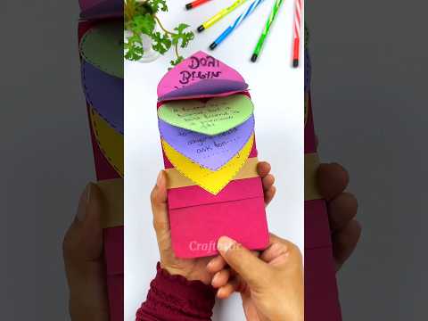 DIY Water fall Birthday Card/ Rainbow Waterfall Card #shorts #diy #youtubeshorts #homemadecards