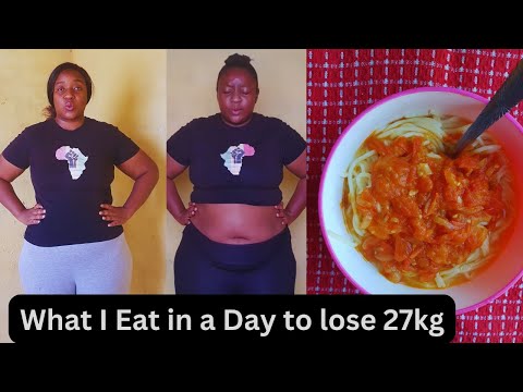 Realistic! What I Eat in A Day To Lose 27 KG