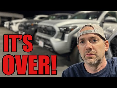 IT'S OFFICIAL! TOYOTA TACOMA Sales FLOP! LOT ROT BEGINS!