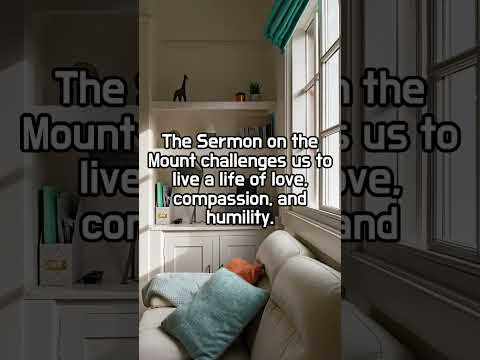 1 Minutes Lesson - The Sermon on the Mount - A Blueprint for Living