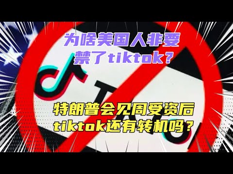 为啥美国人非要禁了tiktok？特朗普会见周受资后又出现了新转机？特朗普会放tiktok一马吗？