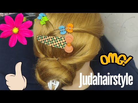 Awesome Hair Style With Beautiful Clips||Juda Hairstyle For Girls, #youtube#trending#1000subscriber