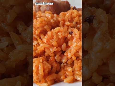 No Tomato paste Tasty Nigerian Jollof Rice.