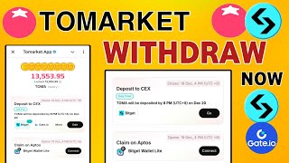 Tomarket Withdraw In Bitget Exchange | Toma Token Withdraw | Toma Token Claim in Bitget ✅