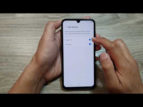 📝 How to Turn On/Off Samsung Keyboard Auto Spacing ✨ | Samsung Galaxy A15 Guide