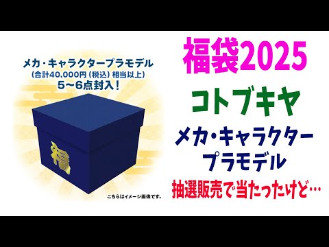 【福袋2025】コトブキヤ抽選販売「メカ・キャタクタープラモデル」福箱