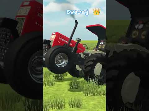 Swaraj tractor king 👑👑..#trending #youtubeshorts# 👑🚜....#🚜🎮👍