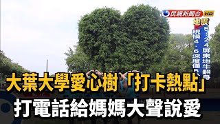 大葉大學愛心樹 成學生打卡感恩樹訴真情－民視新聞