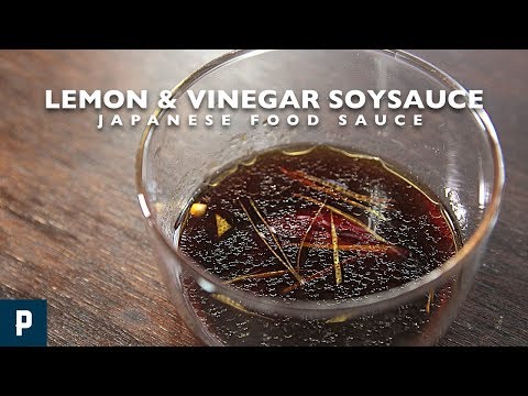 How to make lemon vinegar soy sauce/Japanese sauce recipe