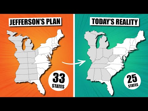 Thomas Jefferson’s Crazy Plan For 10 New US States