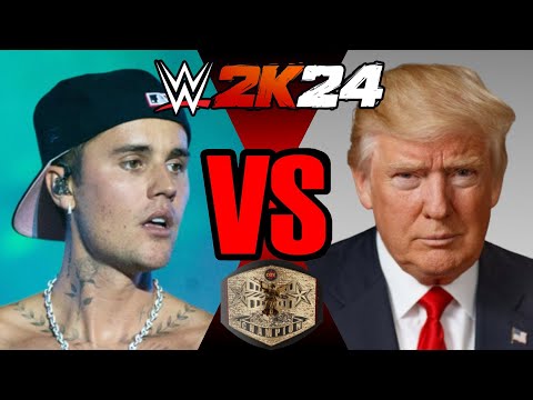 Donald Trump (c) vs Justin Bieber for CELEBRITY CHAMPIONSHIP