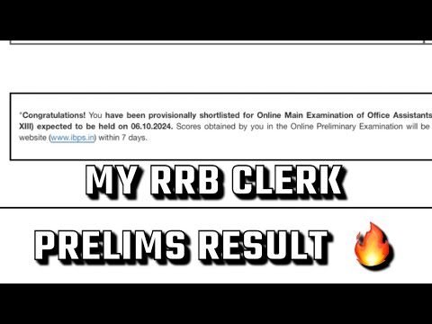 MY RRB CLERK PRE RESULT 🔥| Cleared with only 70 attempts 🤯