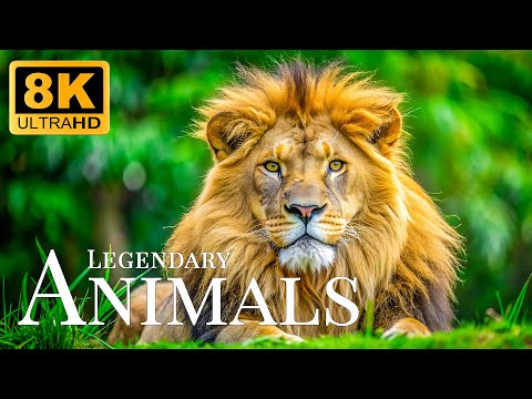 Animals Legendary 8K ULTRA HD🐾Spectacular Escape Of Wild Animals In Nature,Relaxing Music