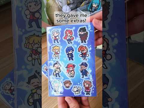 Part 1, trying out the sticker sheets! #sailormoon #persona3 #sticker #merch #unboxing #fanart #art