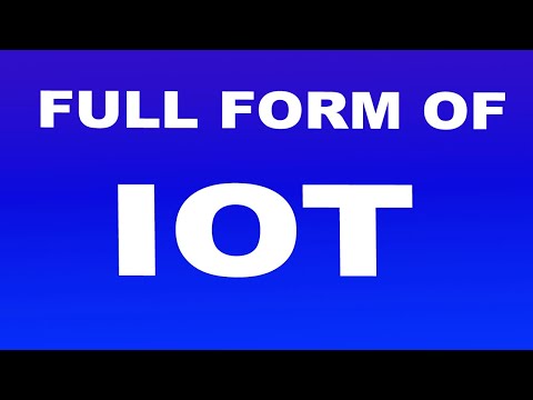 Full Form of IOT | What is IOT Full Form | IOT Abbreviation