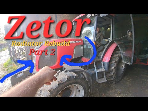 Zetor Tractor Radiator rebuild part 2