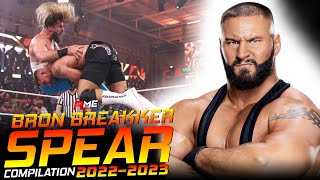 WWE Bron Breakker Spear Compilation 2022-2023 | Acknowledge Me