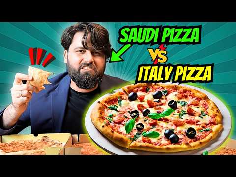 Epic Taste Test: 🇮🇹Italian Pizza vs 🇸🇦 Saudi Street Pizza in Jeddah Saudi Arabia