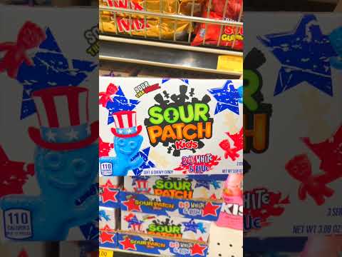 Sour Patch gummy Red White Blue | Kinder Chocolate | Peeps Marshmallow Monsters | Halloween Candy